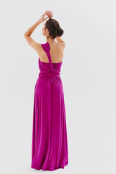 Magenta Love infinity maxi-jurk